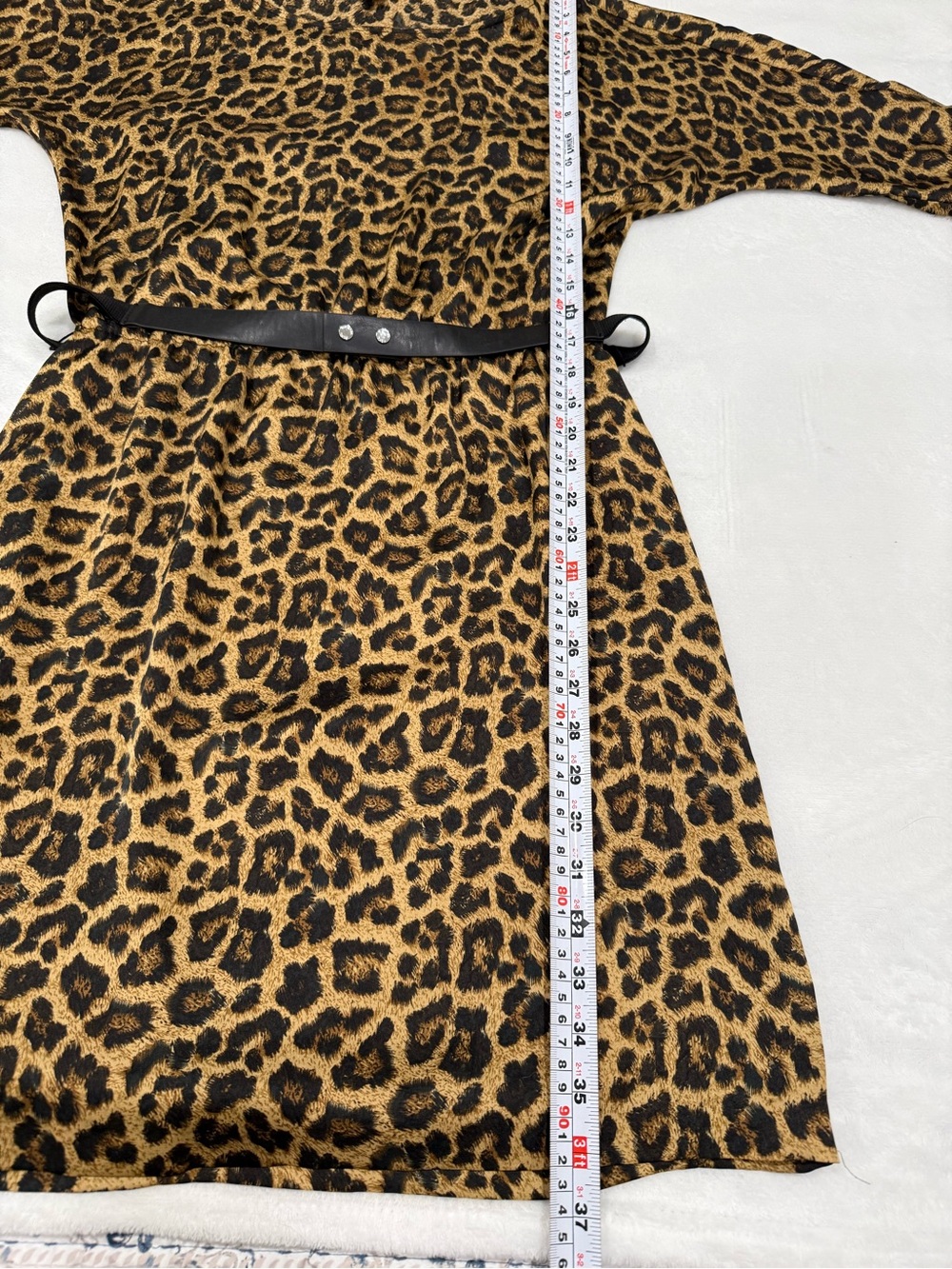 Michael Kors Leopard Print Mini Dress in Brown and Black - Picture 12 of 15